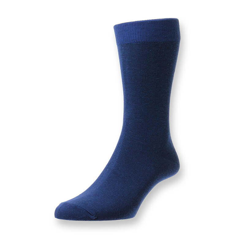 Men's Allerton Bamboo Socks Pack French Navy Coopers Of Stortford