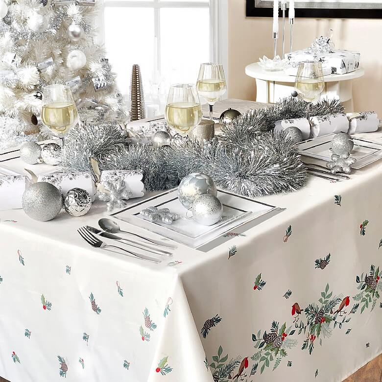Christmas table cloth uk sales