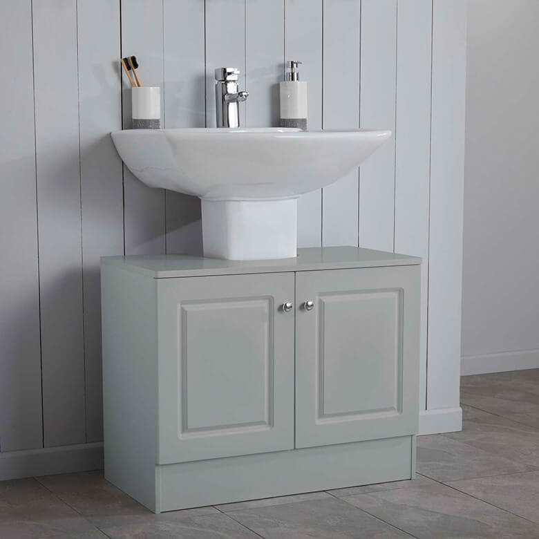 Chatterley Under Basin Sink Cabinet Grey Coopers Of Stortford