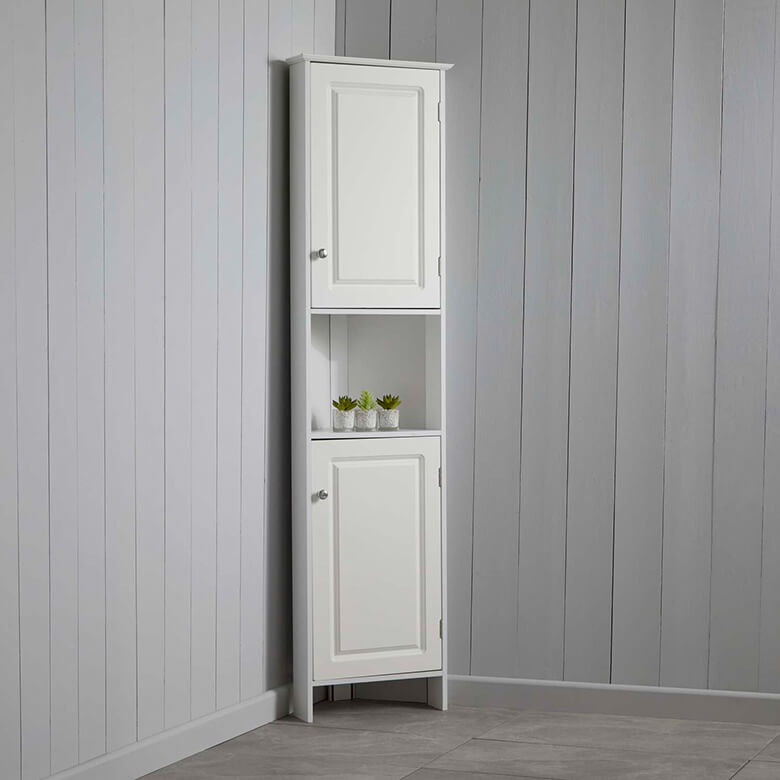 Corner unit white deals