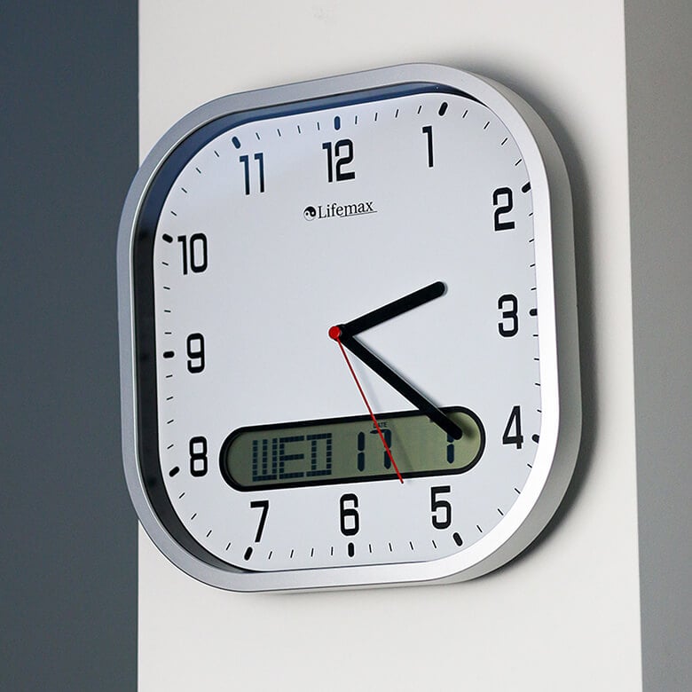 Clear Time Clock White Coopers Of Stortford