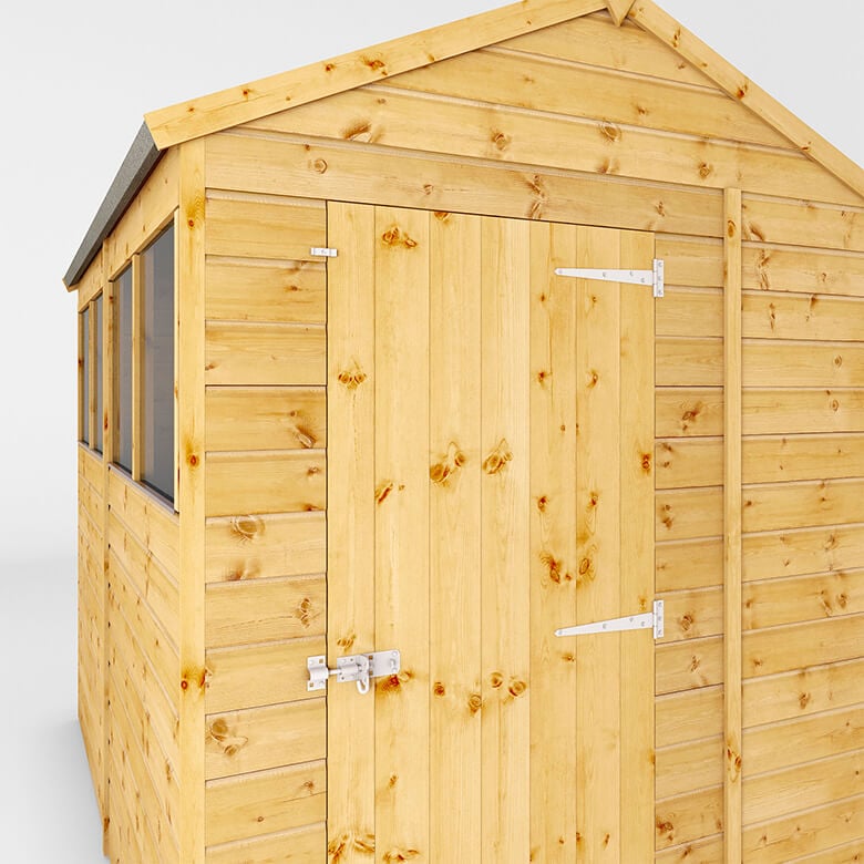 Mercia 8 x 6ft Shiplap Apex Shed | Coopers Of Stortford