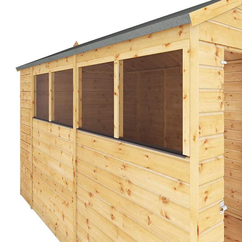Mercia 10 x 6ft Shiplap Apex Shed | Coopers Of Stortford