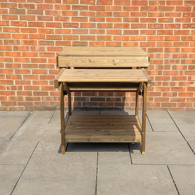 Mercia Pressure Treated Pizza Oven/BBQ Table | Coopers Of Stortford