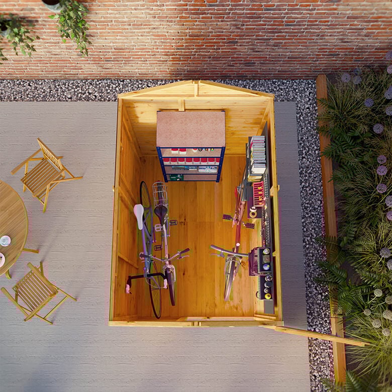 Mercia 7 x 5ft Shiplap Apex Windowless Shed | Coopers Of Stortford