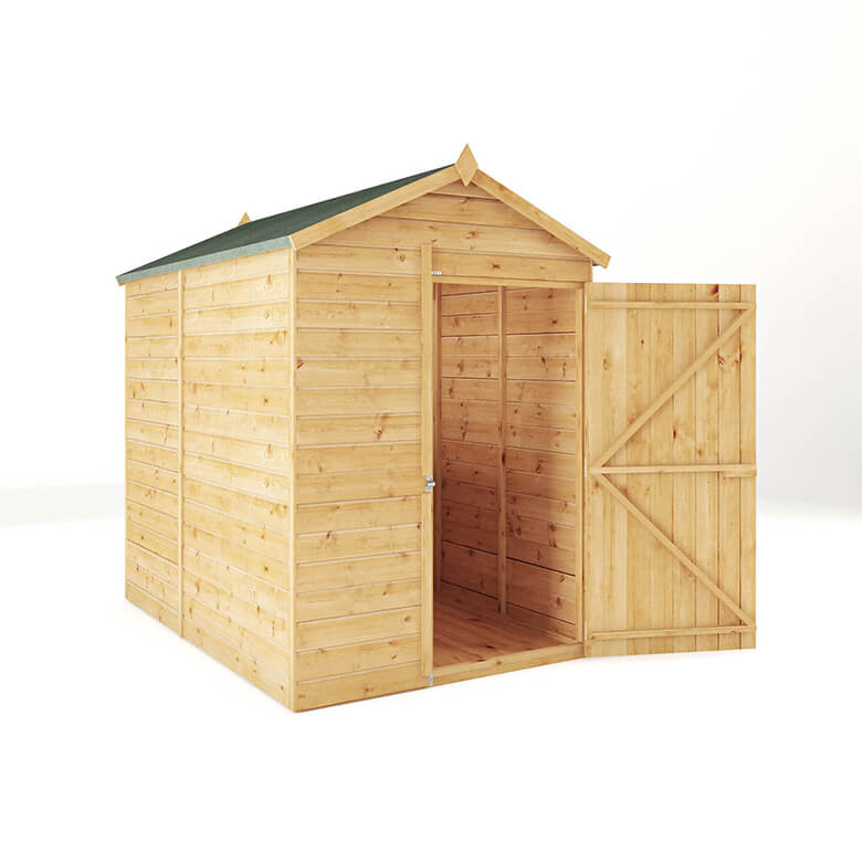 Mercia 7 x 5ft Shiplap Apex Windowless Shed | Coopers Of Stortford