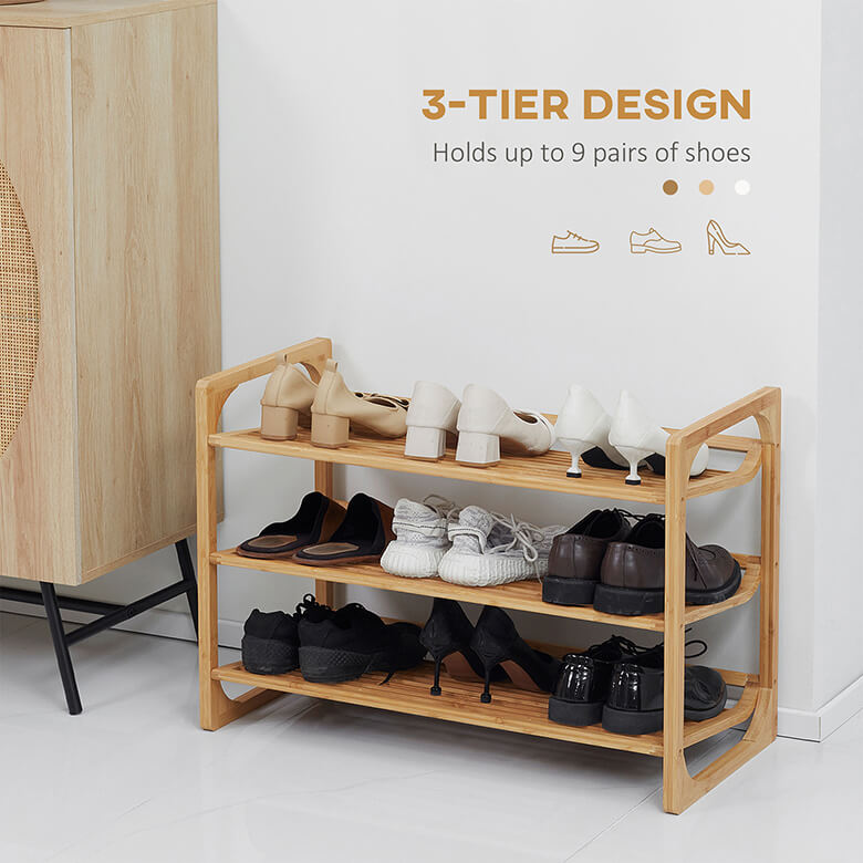 Bamboo shoe rack discount