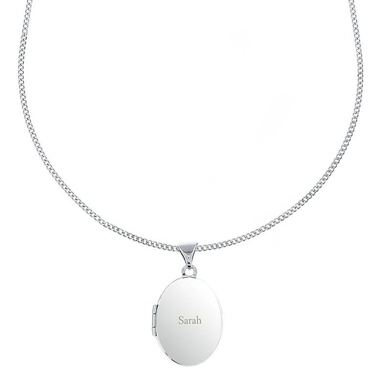 Envelope Locket Necklace with Personalized Engraved Note Inside