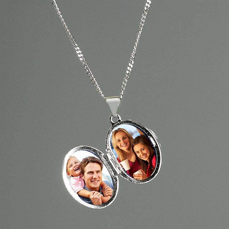Personalised Round Locket Necklace With Hidden Photo | Round locket necklace,  Round locket, Necklace