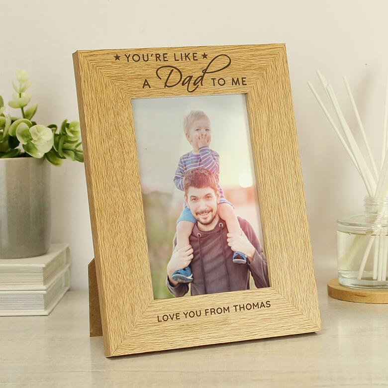 Dad picture frames top