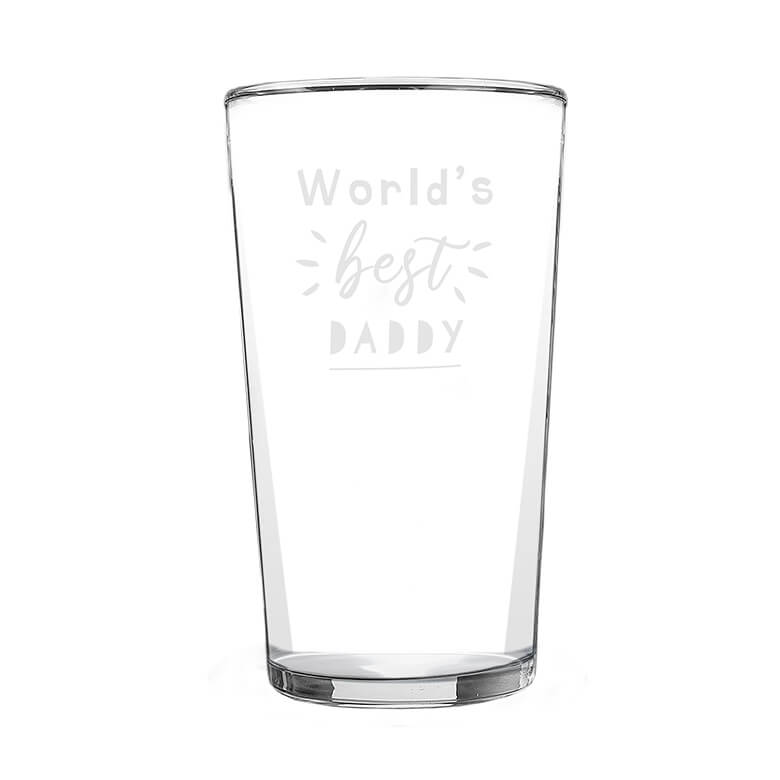 Personalised World s Best Pint Glass