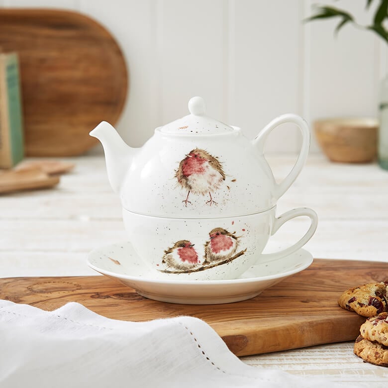 Wrendale Designs Robins Tea For One Coopers Of Stortford