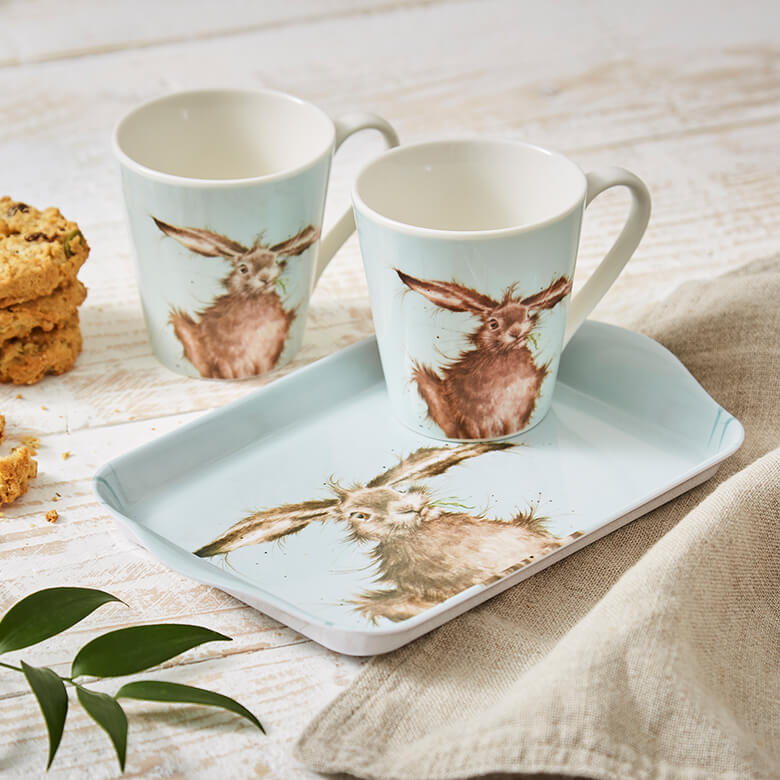 Wrendale Designs Fine Bone China Mugs Set Of Wrendale Designs Hare