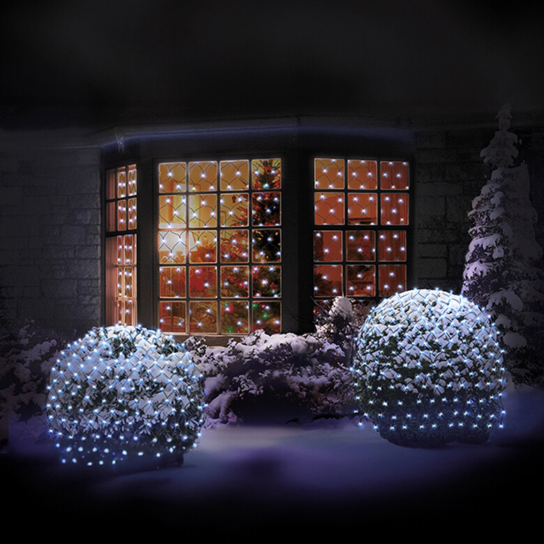 Christmas light nets outdoor Clearance