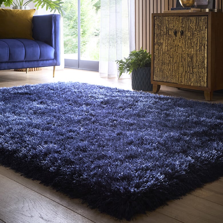 Extravagance Rug Navy | Coopers Of Stortford