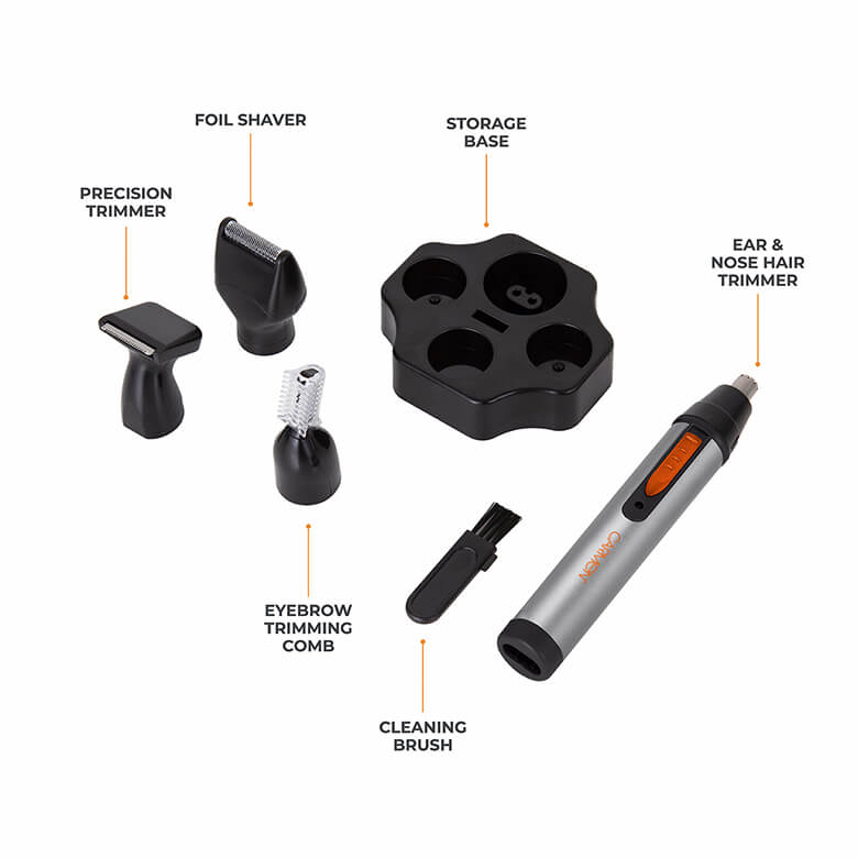 Nose hair trimmer set discount