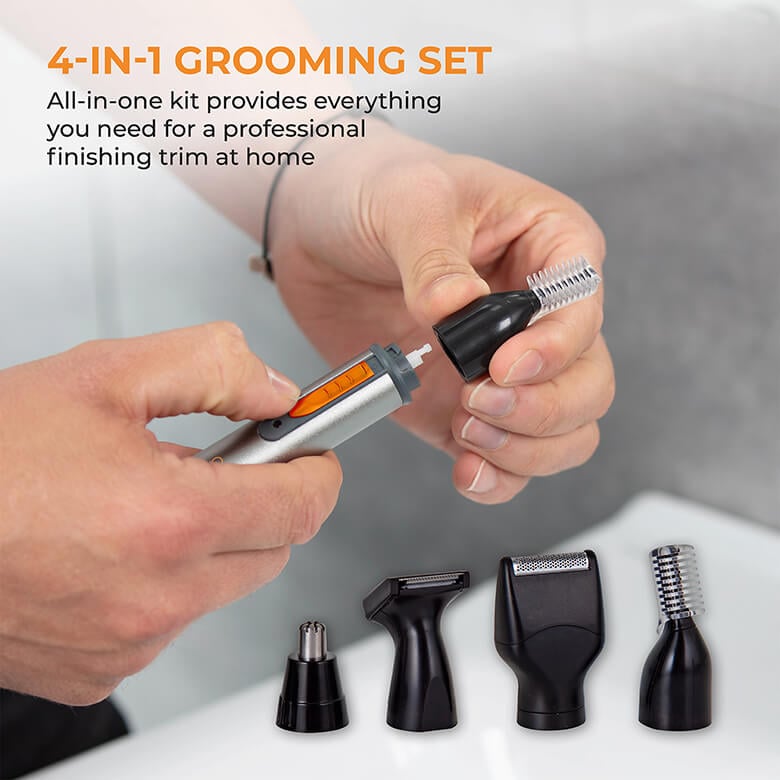 Titan Nose Trimmer Set Titanium Orange
