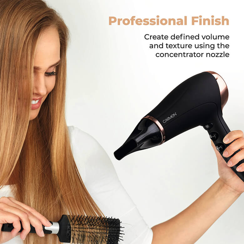 Carmen Noir 2200W Hair Dryer Coopers Of Stortford