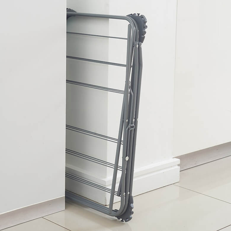 Slimline outlet clothes airer