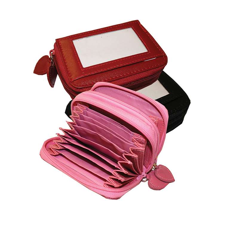 Leather Concertina Personalised Purse Coopers Of Stortford