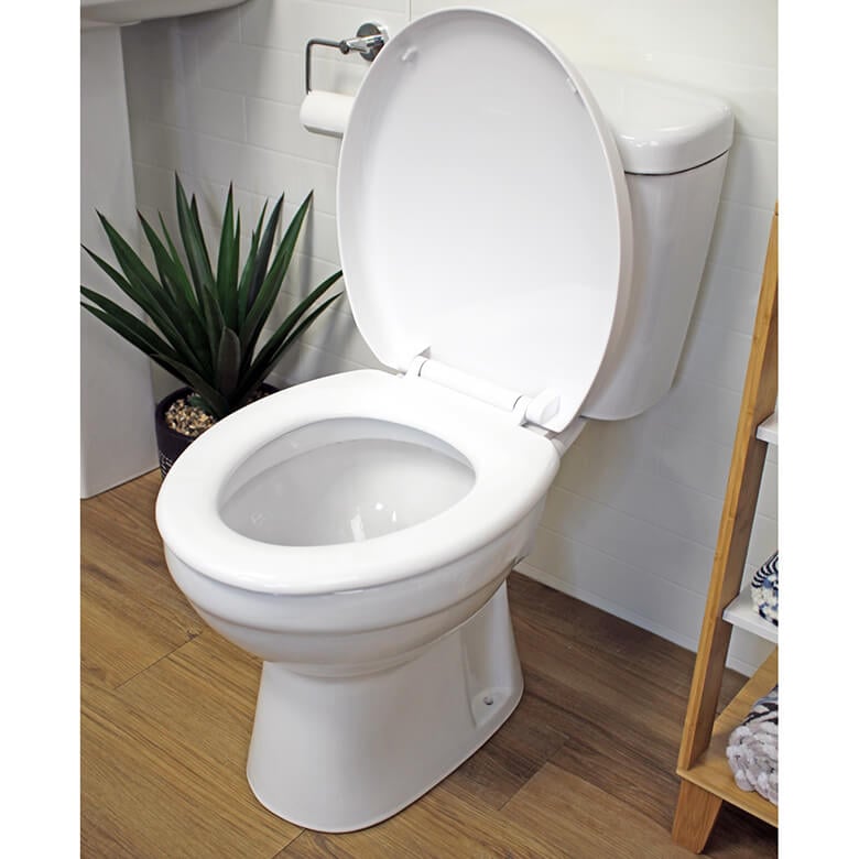 Seville Slow Close Toilet Seat White Coopers Of Stortford