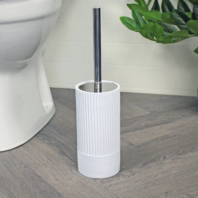 Resin toilet brush holder sales