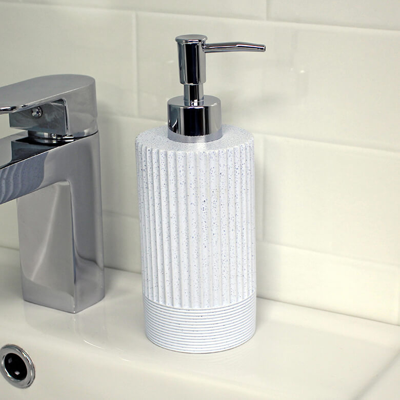 Tranquil Light Blue Resin Liquid Soap Dispenser