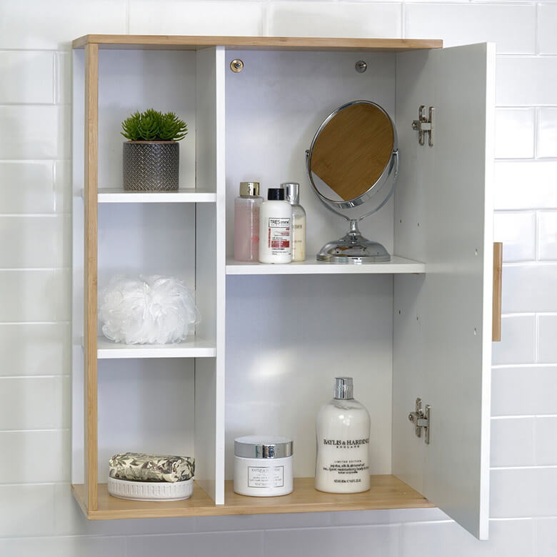 Bathroom Wall Mounted Cabinet Modern White Bathroom Wall Cabinet With