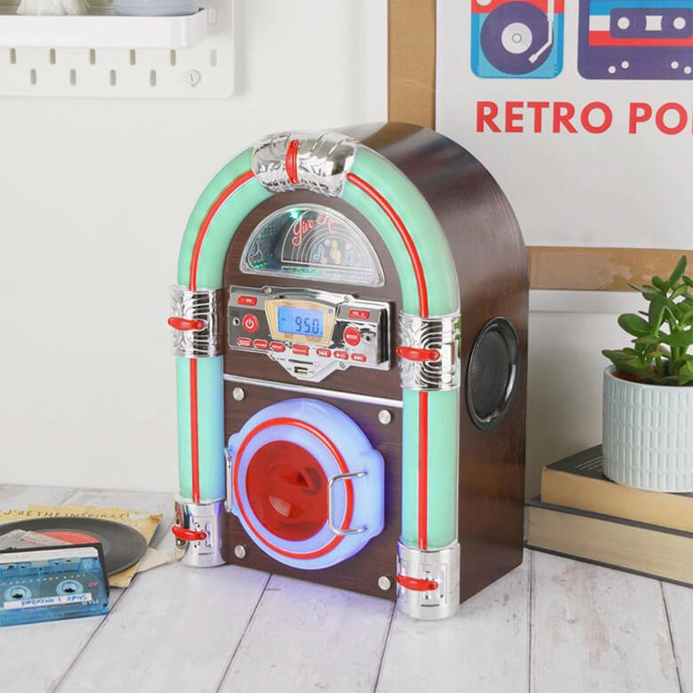 Steepletone Jive Rock 60 Mini CD Jukebox With Bluetooth , 51 OFF