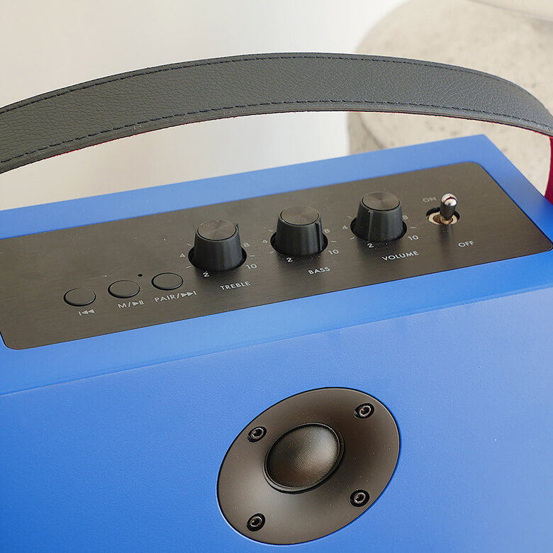 Bluetooth speaker with bass and sales treble control