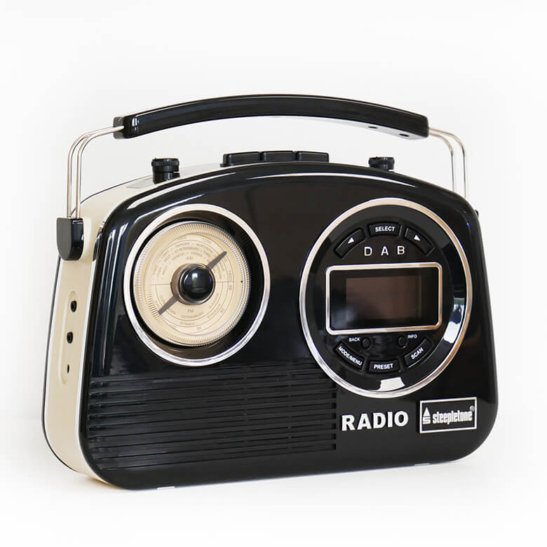 Cream Devon Retro Style DAB Radio Coopers Of Stortford