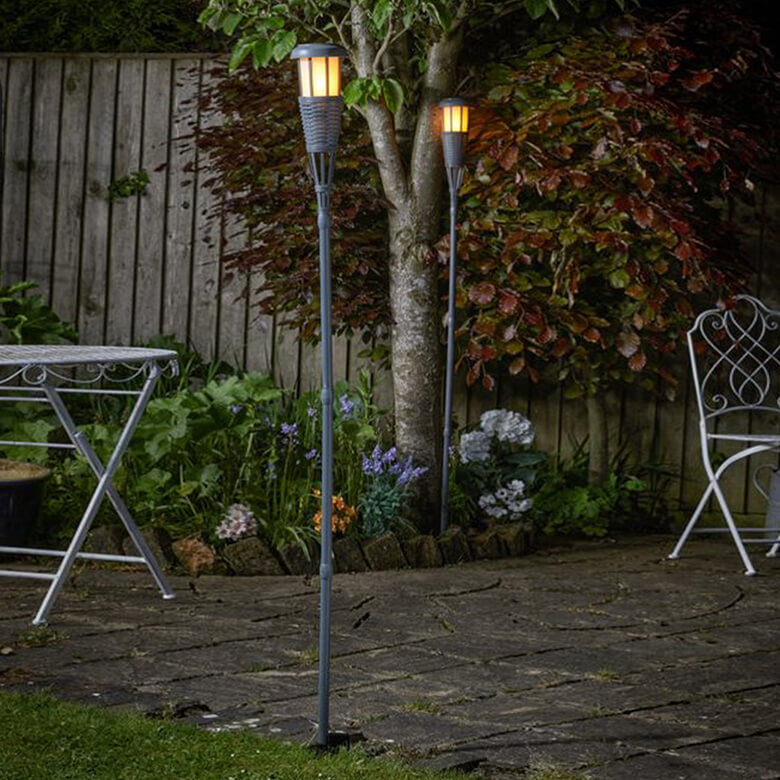 Solar flame cheap effect torch