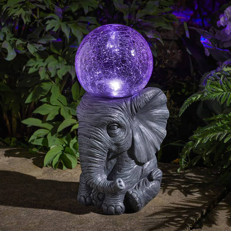 Gazing frog solar on sale light