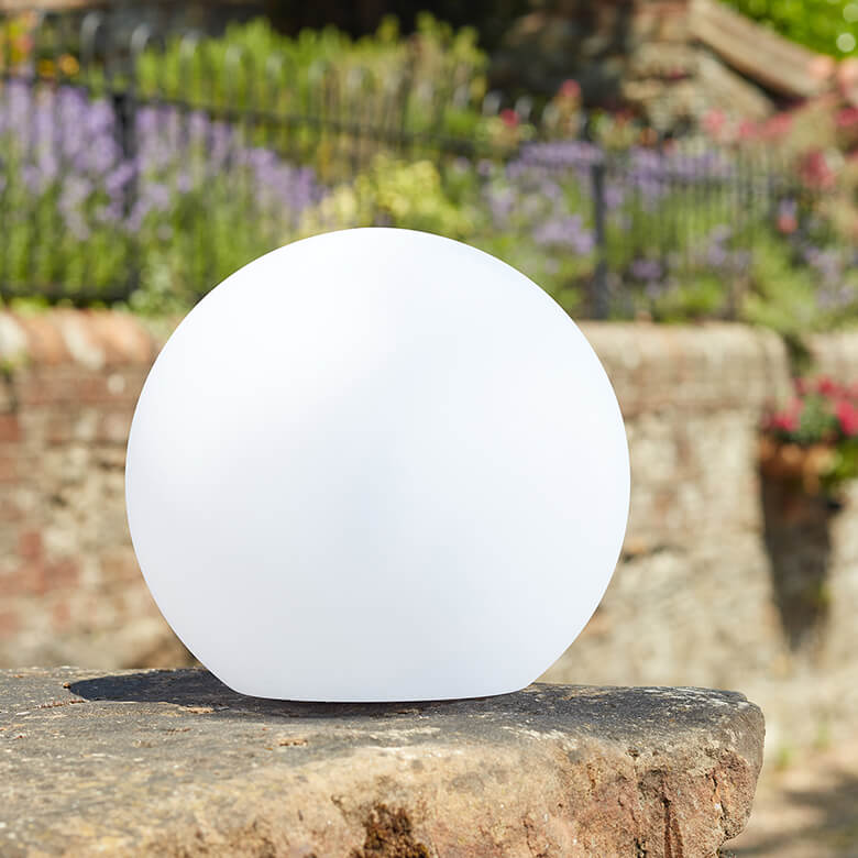 Solar garden orb lights deals