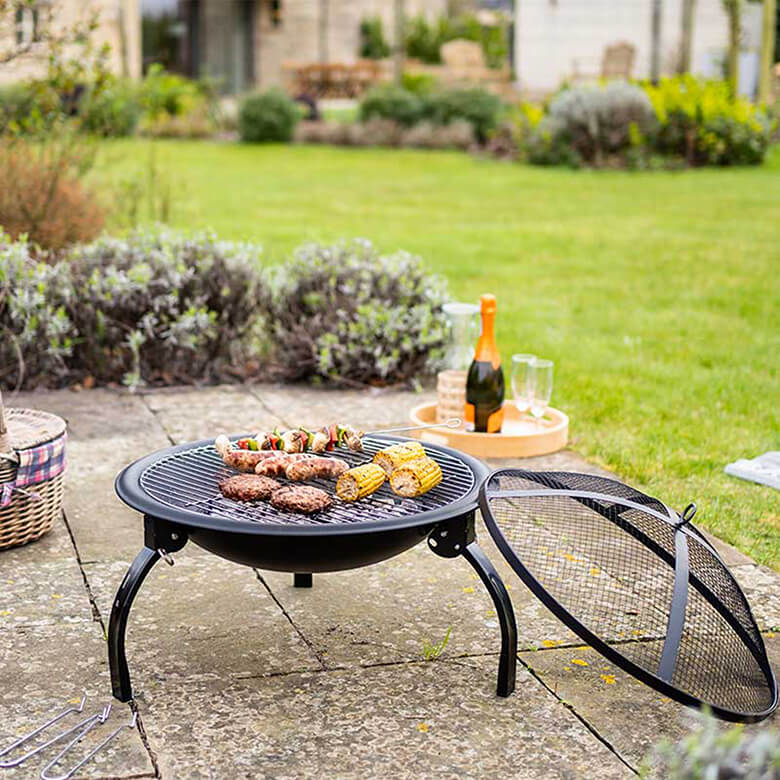 Portable Firepit With Cooking Grill Coopers Of Stortford