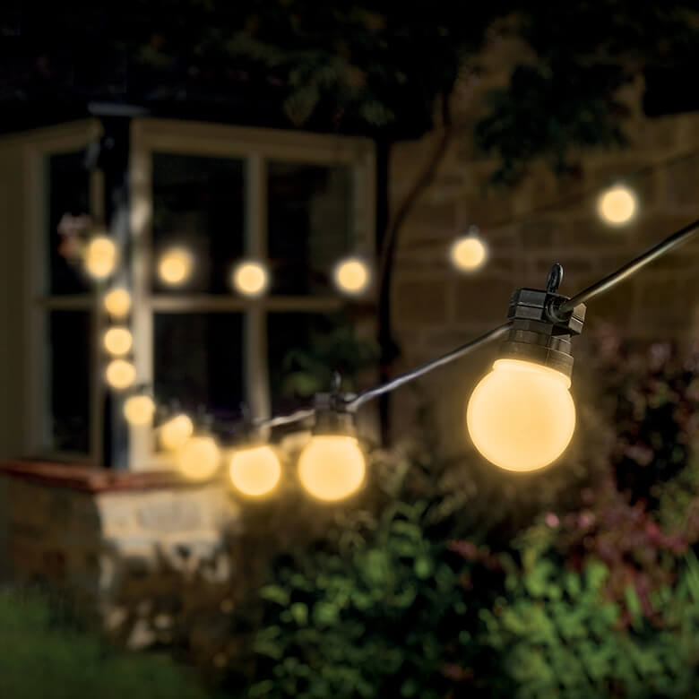 Party Festoon LV String Lights Warm White Set of 10