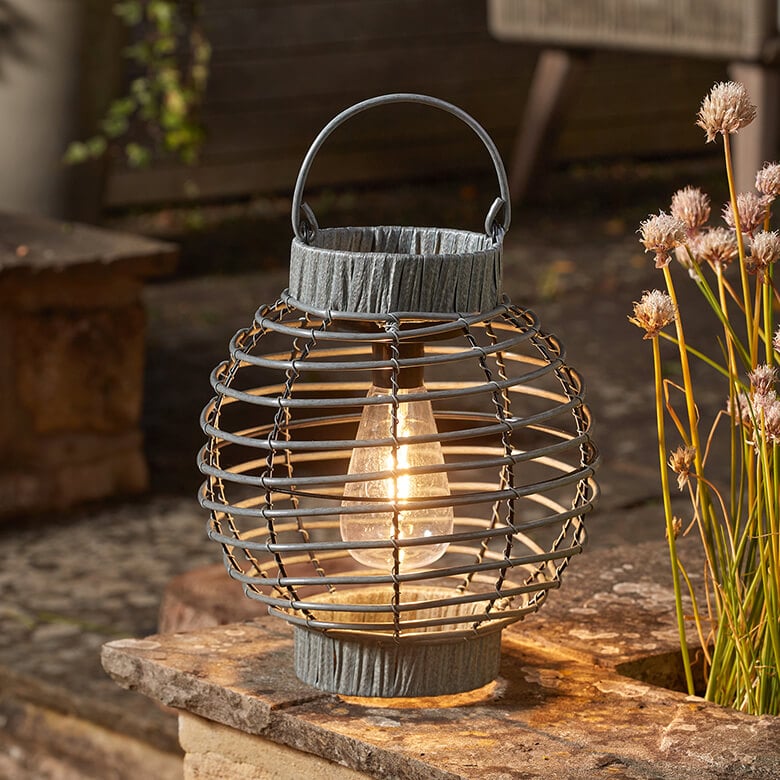 Terra Slate Solar Lantern | Coopers Of Stortford