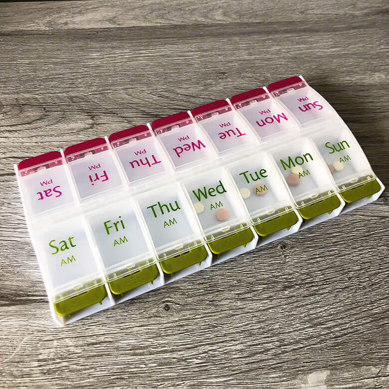 Easy Open Pill Organiser Coopers Of Stortford