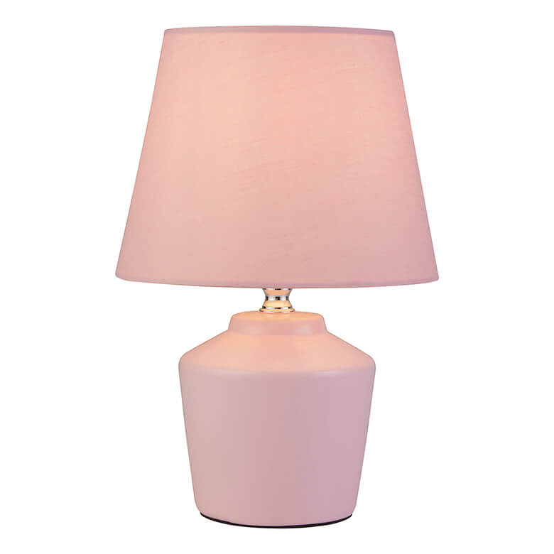 Pink ceramic lamp base deals