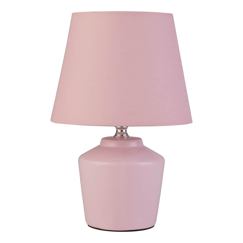 Pink ceramic table lamp deals