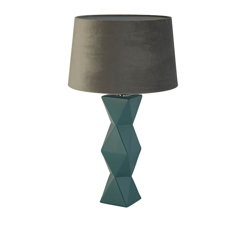 Faceted porcelain table lamp discount