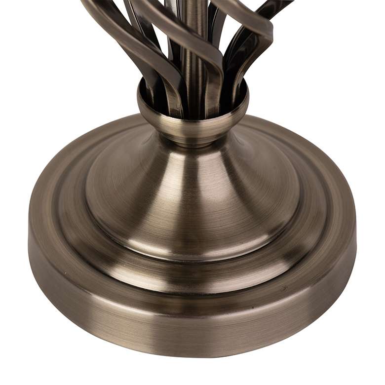 Brass cage table lamp deals