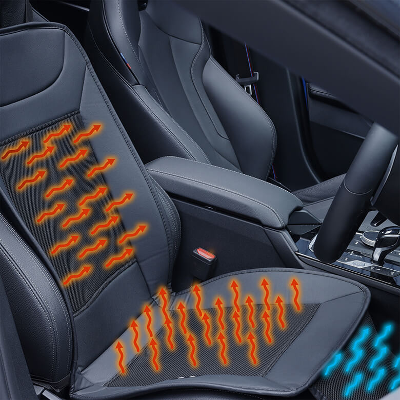 12V Heating Cooling Car Seat Cushion Coopers Of Stortford