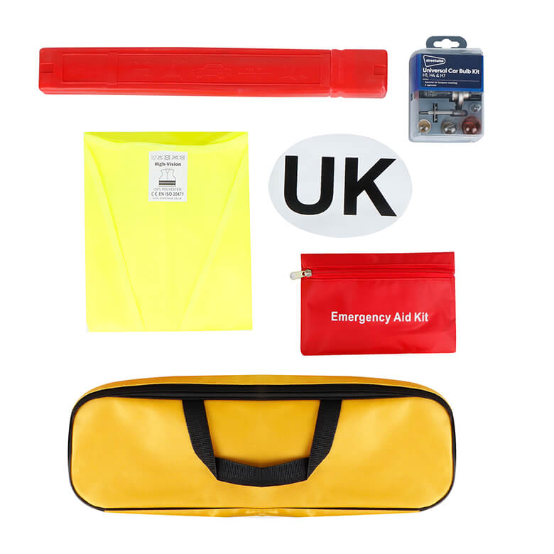 Streetwize SWTK2 European Emergency Travel Kit – Breakdown, First Aid & Bulbs