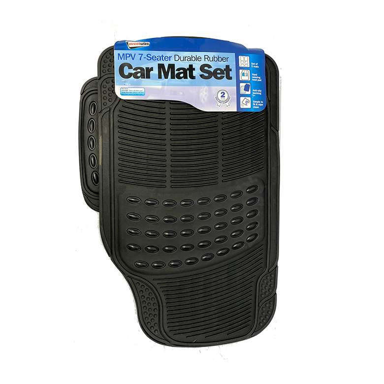 Black plastic 2025 car mats