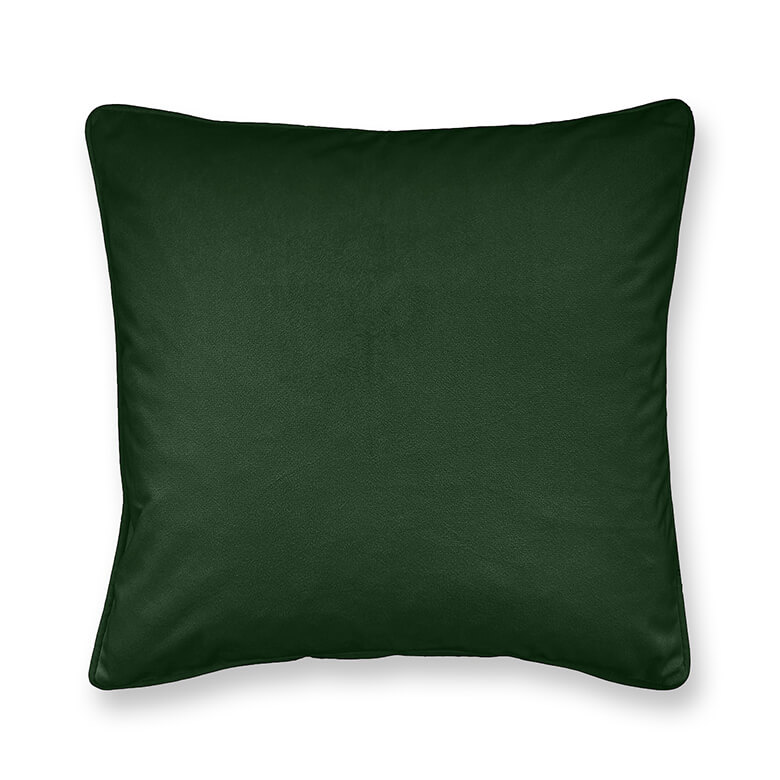 Luxury Velvet Cushion Case 43x43cm Green Coopers Of Stortford