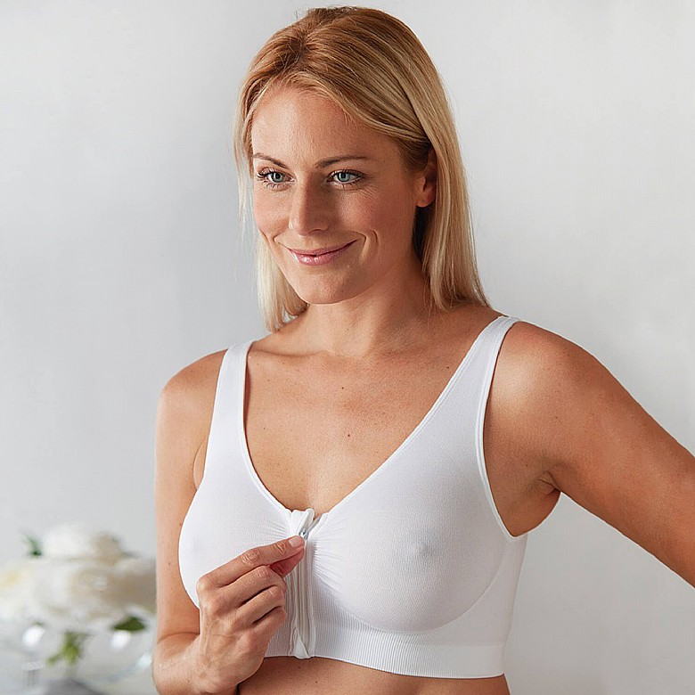 Comfy Bra with Zipper In Front - Pack of 3