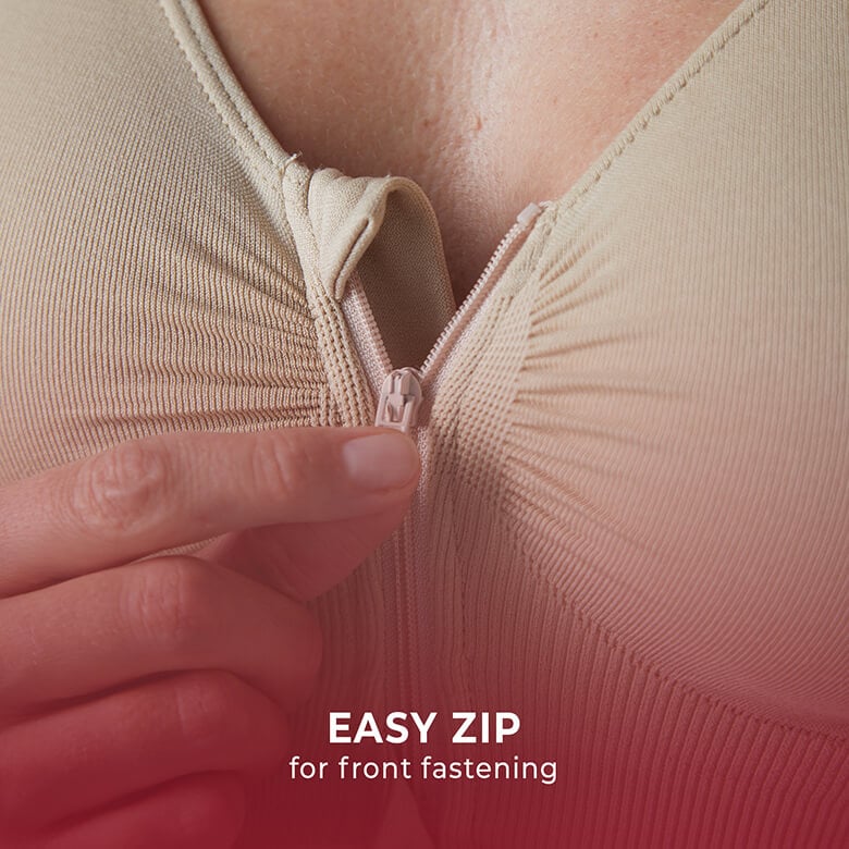 Zip-front Comfort Bra - Pack of 3 Brights Mix | Coopers Of Stortford