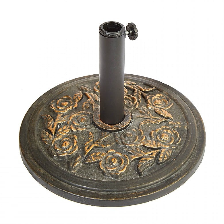 Cast iron parasol base deals