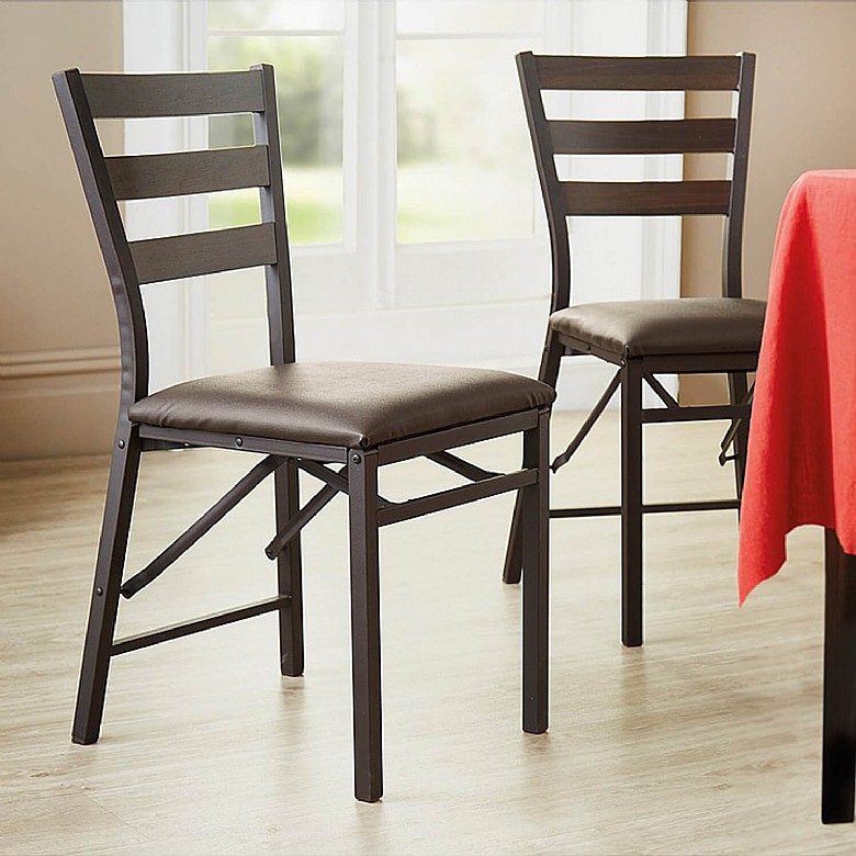 Folding Dining Chairs Foldable, Folding Wooden Dining Chairs Padded Uk